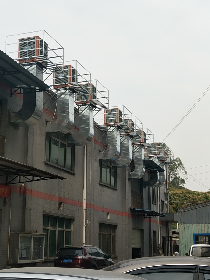打磨車間環(huán)?？照{(diào)降溫工程